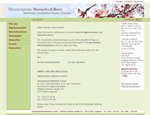Tablet Screenshot of praxis-mortsiefer-breer.de